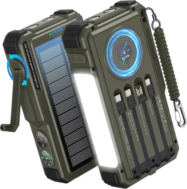 Blavor Portable Solar Power Bank: The Ultimate Emergency Charger