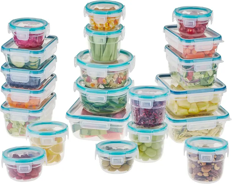 Easy Essentials Color Mates 20-Piece Food Storage Container Set