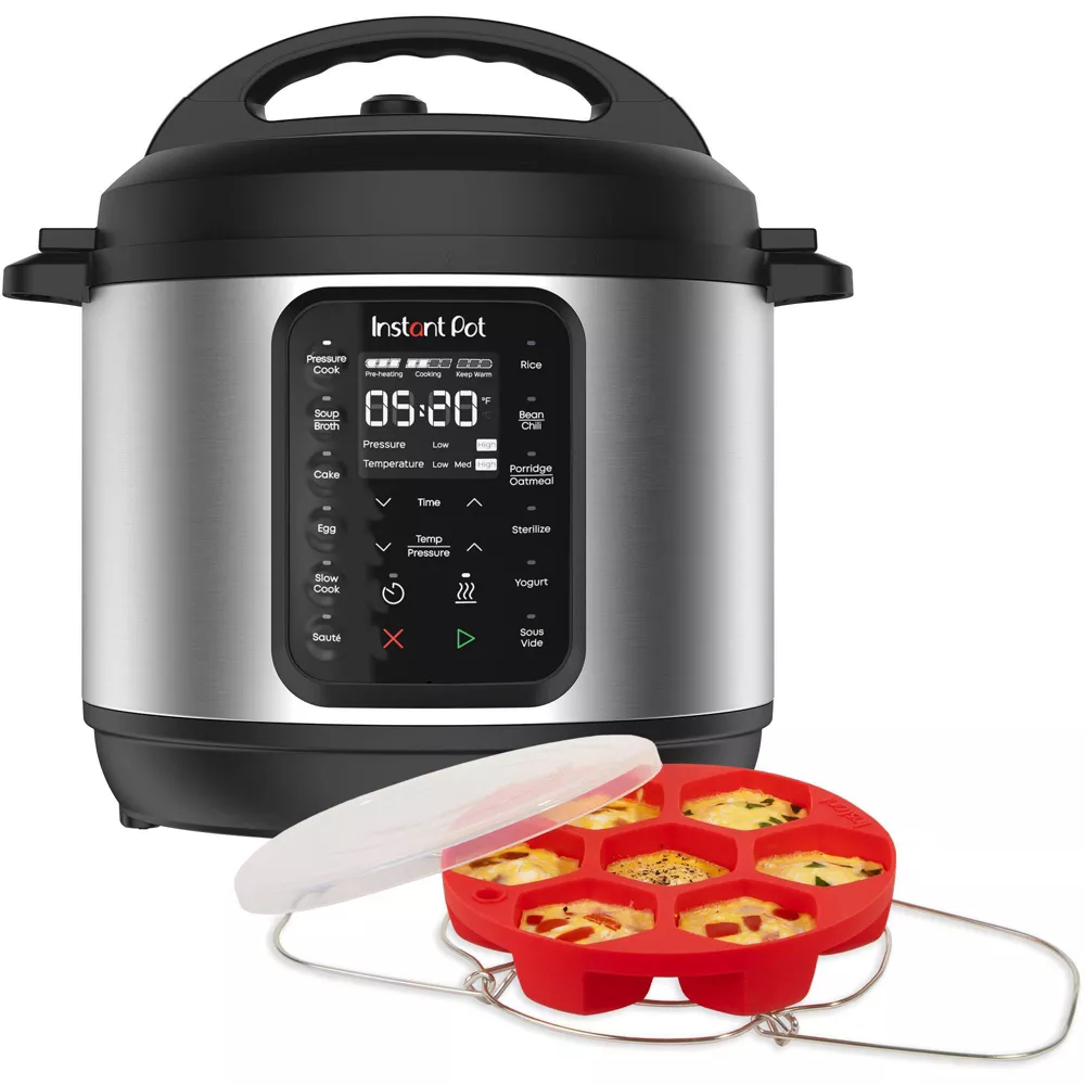 Instant Pot 6 Qt 9-in-1 Pressure Cooker Bundle
